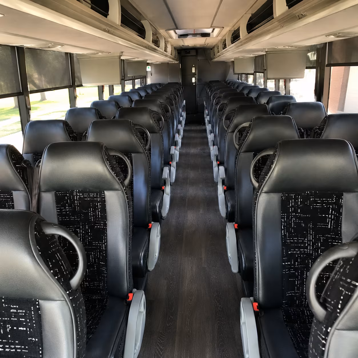 mission viejo charter bus interior