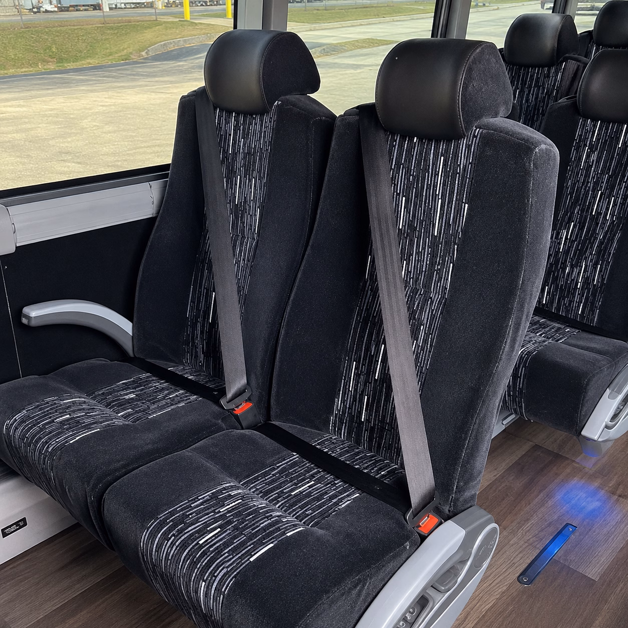 mission viejo charter bus rental interior
