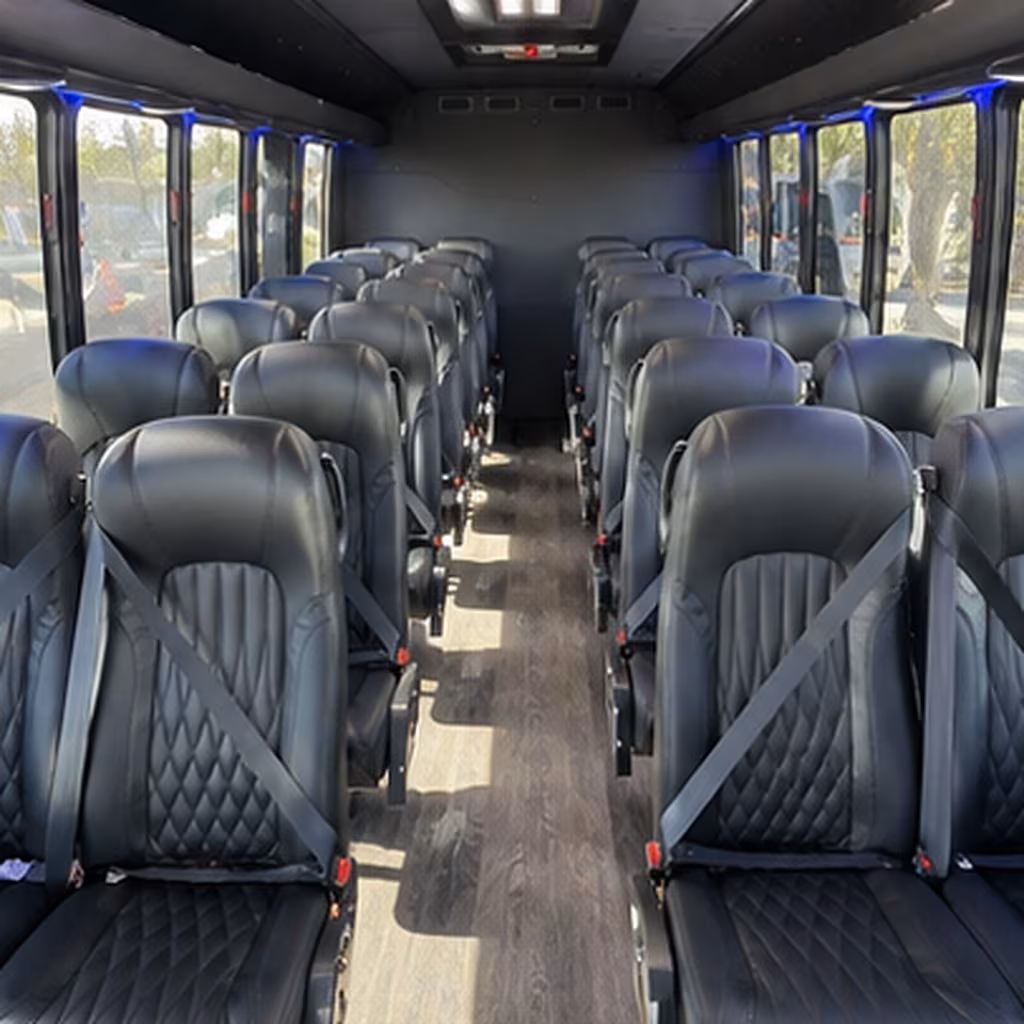 mission viejo corporate event transportation onboard seating
