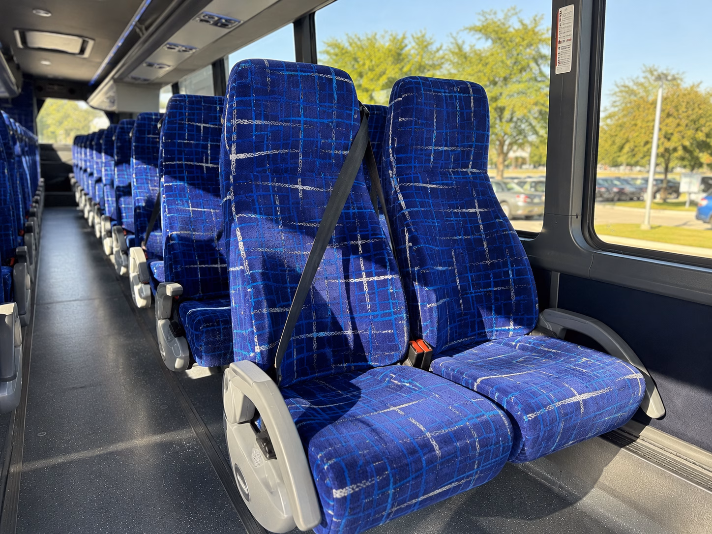 mission viejo wedding transportation onboard seating